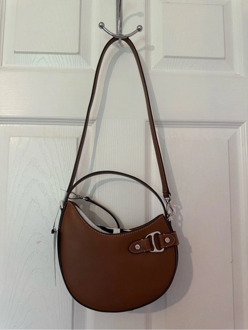 Lauren Ralph Lauren Leather Small Tasha Crossbody Bag